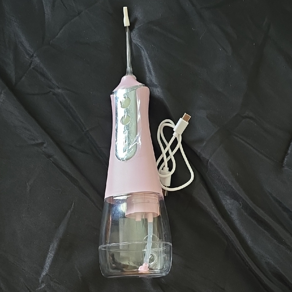 Pink and Silver Water Flosser